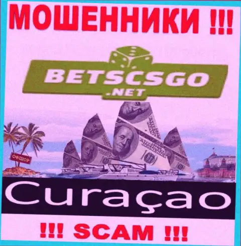 Бетс КС ГО - это internet мошенники, имеют оффшорную регистрацию на территории Кюрасао