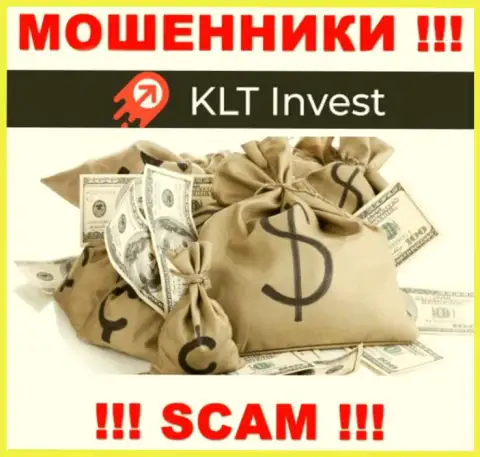 KLT Invest - это ЛОХОТРОН ! Затягивают доверчивых клиентов, а затем крадут все их финансовые активы