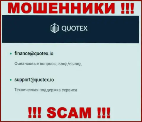 Е-майл internet-обманщиков Куотекс