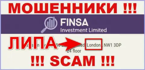 Финса Инвестмент Лимитед - это МОШЕННИКИ, оставляющие без денег доверчивых клиентов, офшорная юрисдикция у конторы липовая