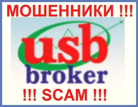 Лого преступной ФОРЕКС брокерской организации Ю.С.Б. Брокер
