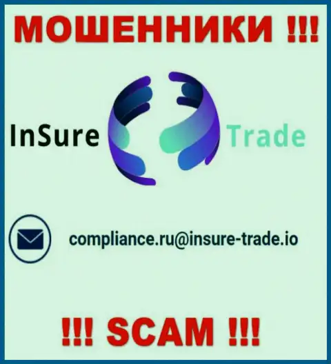Организация Insure Trade не прячет свой е-майл и предоставляет его у себя на информационном ресурсе