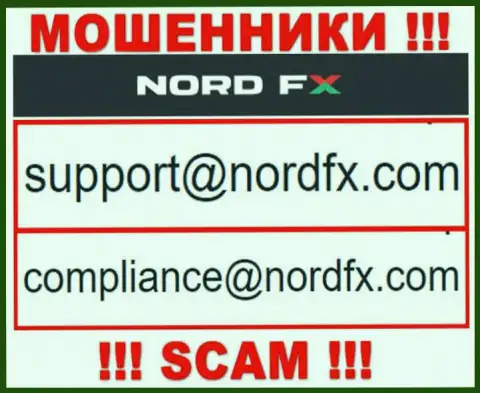 Не отправляйте сообщение на адрес электронного ящика Nord FX - это мошенники, которые отжимают вложения своих клиентов
