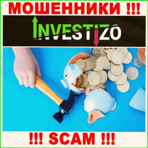Investizo - это интернет-мошенники, можете утратить абсолютно все свои вложения
