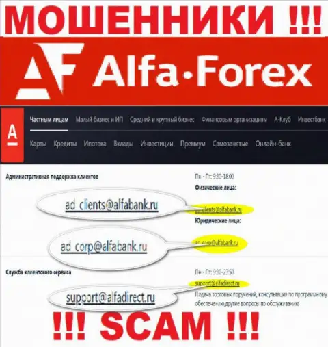 Не советуем общаться через е-мейл с компанией AO ALFA-BANK - это МОШЕННИКИ !!!