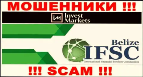 InvestMarkets Com спокойно сливает депозиты доверчивых людей, т.к. его крышует обманщик - IFSC