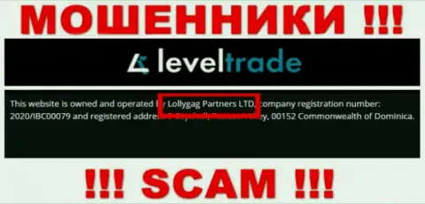Вы не сохраните собственные денежные активы взаимодействуя с компанией LevelTrade Io, даже в том случае если у них есть юридическое лицо Lollygag Partners LTD