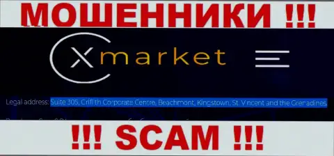 Прячутся обманщики XMarket Vc в оффшоре  - Сент-Винсент и Гренадины, будьте крайне осторожны !