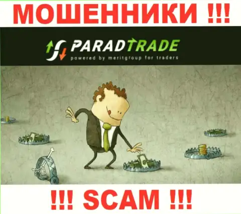 Не работайте с интернет обманщиками Parad Trade, прикарманят все до последнего рубля, что перечислите