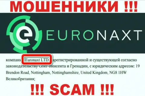 EuroNaxt Com принадлежит конторе - ЕвроНакст Лтд
