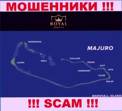 Советуем избегать взаимодействия с мошенниками Роял Голд Фх, Majuro, Marshall Islands - их место регистрации