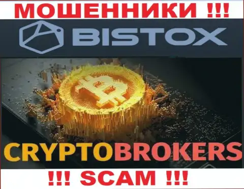 Bistox Com оставляют без денег неопытных клиентов, прокручивая свои делишки в сфере Крипто трейдинг