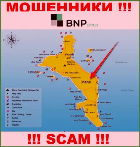 BNPLtd Net пустили свои корни на территории - Маэ, Сейшельские острова, избегайте совместного сотрудничества с ними