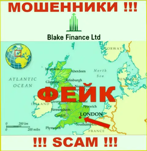 Настоящую инфу об юрисдикции Blake Finance Ltd не отыскать, на сайте компании только липовые данные