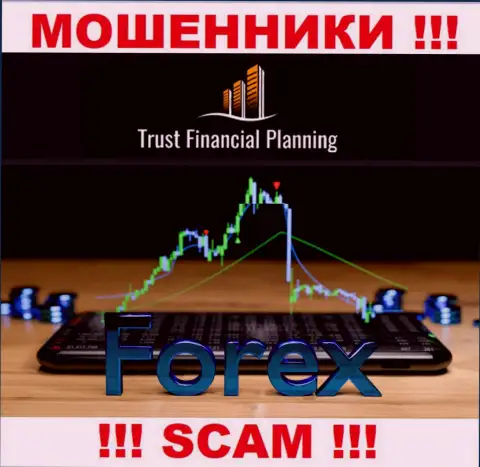 Форекс - в такой сфере прокручивают свои грязные делишки хитрые интернет обманщики Trust-Financial-Planning