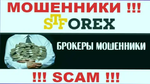 Мошенники STForex Ltd только задуривают мозги игрокам, рассказывая про заоблачную прибыль