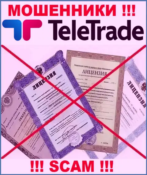 Будьте бдительны, организация ТелеТрейд Ру не получила лицензию - это интернет-мошенники