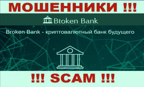 Осторожнее, сфера деятельности Btoken Bank, Investments - это развод !!!
