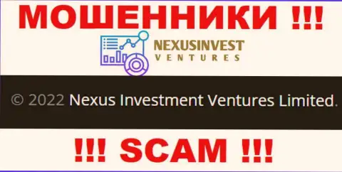 NexusInvestCorp Com - это жулики, а владеет ими Nexus Investment Ventures Limited