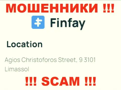 Оффшорный адрес расположения FinFay - Agios Christoforos Street, 9 3101 Limassol, Cyprus