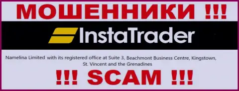 Будьте очень бдительны - компания Insta Trader пустила корни в оффшоре по адресу Suite 3, ​Beachmont Business Centre, Kingstown, St. Vincent and the Grenadines и обворовывает до последней копейки клиентов